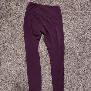 Burgundy Garage High Rise Leggings Womens Medium